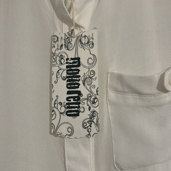 Monoreno Sleeveless Tunic Button Down - Picture 3 of 9